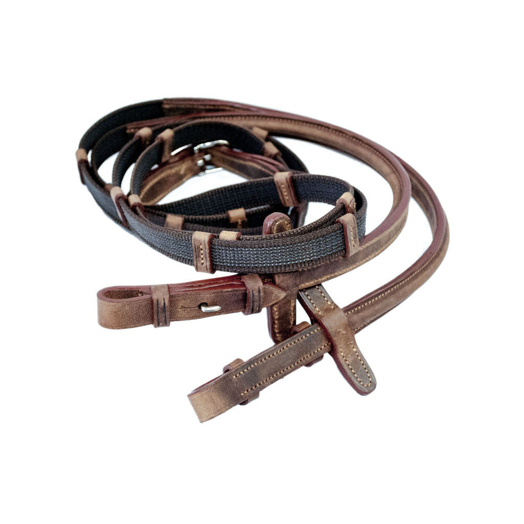 Web Rubber Reins by Barnes Tack Room